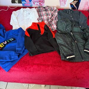 Boys Top/Sweater/Jacket lot 6 Pieces Size 4-5 Years